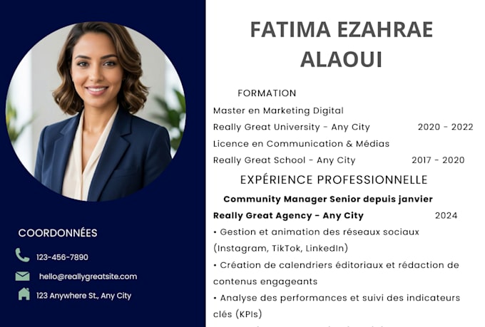 design professional resume template